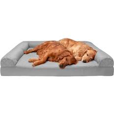 FurHaven Dogs Pets FurHaven Quilted Orthopedic Sofa Dog Bed M