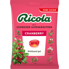 Zuckerfrei Nahrungsmittel Ricola ohne Zucker Cranberry Bonbons