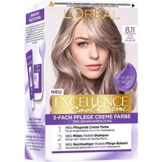 Permanente Haarfarben L'Oréal Paris Excellence Cool Creme 8.11 Ultra kühles Hellblond Coloration