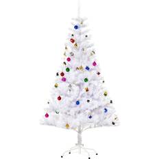 Metall Weihnachtsbäume Homcom Snowy Dream White Weihnachtsbaum 150cm