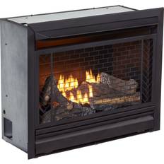 Yellow Electric Fireplaces Bluegrass Living 29 in. 26,000 BTU, Remote Control Vent Free Natural Gas Fireplace Insert