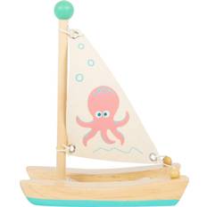 Holzspielzeug Boote Small Foot Catamaran Octopus Wooden Water Toy