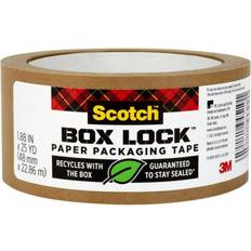 Scotch Shipping & Packaging Supplies Scotch 1.88 in x 25 yd. Box Lock Paper Packaging Tape