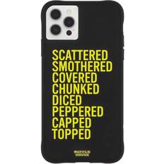 Apple iPhone 12 Cases Case-Mate Waffle House iPhone 12/12 Pro Hashbrowns Black