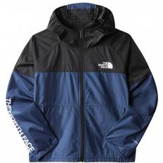 North face jacket boys jacket The North Face Boy's Never Stop Hooded Wind Jacket - Shady Blue