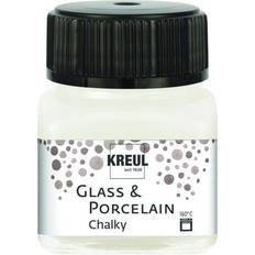 Glasfarben Kreul Glass & Porcelain Chalky white cotton 20 ml