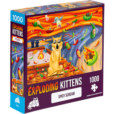 Exploding Kittens Spicy Scream (1000 Piece Puzzle)