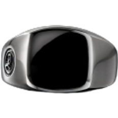David Yurman Exotic Stone Signet Ring - Silver/Onyx