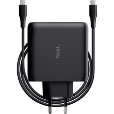 Trust Batterier & Ladere Trust Maxo 100W USB-C Charger ECO, Black, Notebook Netzteil