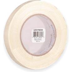 Universal 165# Medium Grade Filament Tape, 18mm x 54.8m, 3" Core, Clear