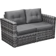 Outdoor Sofas & Benches OutSunny 860-204CW Outdoor Sofa