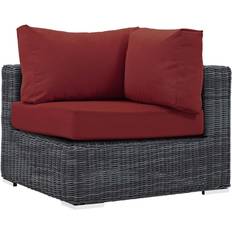 Outdoor Sofas & Benches modway Summon Collection EEI-1870-GRY-RED