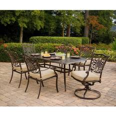 Patio Dining Sets Hanover Traditions 7-Piece Rust-Free