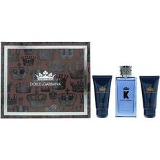 Dolce & Gabbana Men Gift Boxes Dolce & Gabbana K Gift Set EdP 100ml + After Shave Balm 50ml + Shower Gel 50ml