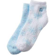 Earth Therapeutics Thera-Soft Aloe/Vitamin E Moisturizing Socks Baby Blue/Snowflakes: 2