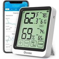 Hygrometer Termometre & Værstasjoner Govee Bluetooth Thermometer Hygrometer with Screen