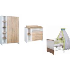 Weiß Möbel-Sets Schardt 2-tlg. Babyzimmer Eco Plus