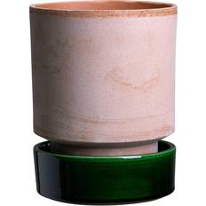 Bergs Potter Pots, Plants & Cultivation Bergs Potter Hoff With Saucer Pink/green
