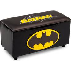 Storage Benches Delta Children DC Comics Batman Upholstered Storage Bench for Rooms