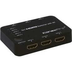 Capture & TV Cards KanexPro 5x1 HDMI Switcher with 4K Support - SW-HD5X14K