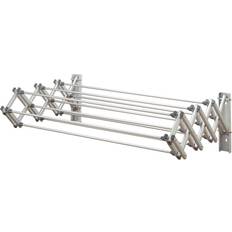 Drying Racks Woolite Aluminum Collapsible Wall Drying Rack (W-84152) Silver