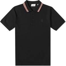 Burberry Men's Pierson Icon Stripe Polo Shirt - Black
