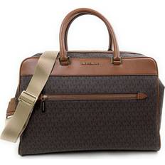 Michael Kors Weekend Bags Michael Kors Travel Large Duffle/Weekender Bag With Trolley Sleeve (Brown)