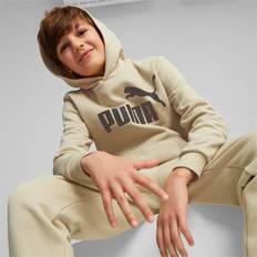 Multifargete Hettegensere Puma Essentials Jugend Hoodie mit großem Logo, Mehrfarbig, Größe: 13-14Y, Kleidung