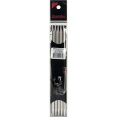 ChiaoGoo 6008W-9 8-Inch Double Point Stainless Steel Knitting Needles, 9/5.5mm