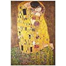 Gelb Poster Pyramid Gustav Klimts the Kiss 61x91,5cm Poster