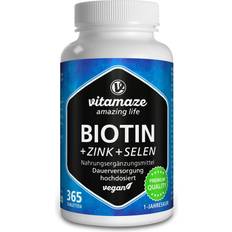 Vitamaze BIOTIN 10 mg hochdosiert+Zink+Selen Tabletten 365 St.