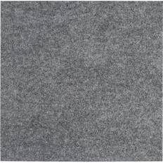 Boden Teppichfliese Grau Selbstklebend 25 Planken 4 m²