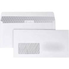Umschläge & Frankierung OKI Briefumschläge DIN lang mit Fenster Offset weiß haftklebend 25 St