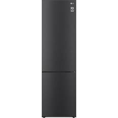 LG Freistehende Gefriergeräte - Kühlschrank über Gefrierschrank Gefrierschränke LG GBP62MCNBC Kühl-Gefrier-Kombination Schwarz
