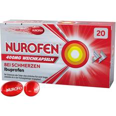 Ibuprofen Rezeptfreie Arzneimittel NUROFEN 400 mg Weichkapseln 20 St.