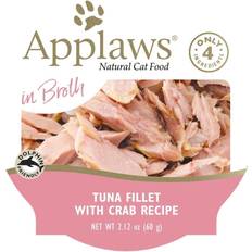 Applaws Natural Tuna Fillet with Crab Broth Case X 2.12