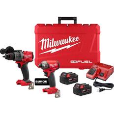 Milwaukee tool combo Milwaukee M18 FUEL 18 V Cordless Brushless 2 Tool Combo Kit