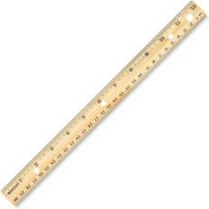Rulers Westcott Wood Ruler Measuring Metric 1/16" Scale