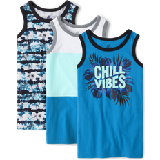 Tank Tops Children's Clothing The Children's Place,Sleeveless Fashion Tank Top,boys,Tropical 3pk,X-Large