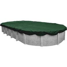 Pool Mate Pools Pool Mate 321224-4-PM Heavy-Duty Winter Oval Above-Ground Cover, 12 x 24-ft, Grass Green