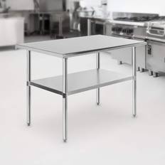 GRIDMANN Stainless Steel Work Table Inches, NSF Commercial Kitchen Prep Shelf