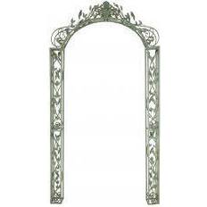 Harper & Willow Traditional Black Iron Scrollwork Floral