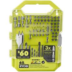 Power Tool Accessories Ryobi Drill and Impact Drive Kit (65-Piece)