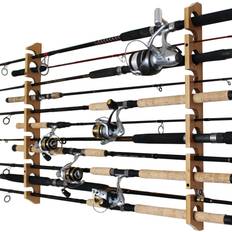 Rush Creek Creations Fishing Accessories Rush Creek Creations 11-Rod 3-in-1 Wall and Ceiling Rod Rack