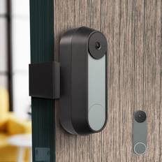 Wasserstein Electrical Accessories Wasserstein Anti-Theft Mount Compatible with Google Nest Doorbell Made for Google Nest Doorbell (Black)