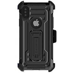 Ghostek Mobile Phone Cases Ghostek Iron Armor Rugged iPhone Xs Case with Belt Clip Holster and Kickstand (Black)