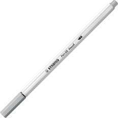 Stabilo Malstifte, Pen 68 brush Premium-Filzstift (Hellgrau)