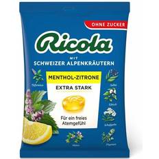 Kaugummis Ricola Menthol-Zitrone extra stark