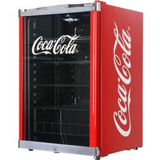 Mini-Kühlschränke XXXlutz Cola Glastürkühlschrank High CUBES CC 166 Rot