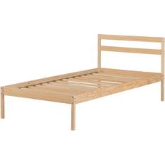 Natural Beds & Mattresses South Shore Sweedi Wooden Bed